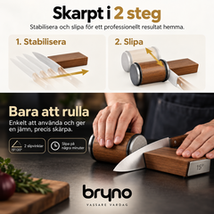 Skarpt i 2 steg – stabilisera och slipa